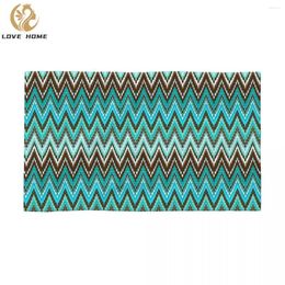 Towel Custom Quick Dry Cotton Face Soft Linen Abstract Zigzag Boho Pool Towels