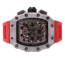 Luxury Looking Fully Watch Iced Out For Men woman Top craftsmanship Unique And Expensive Mosang diamond Watchs For Hip Hop Industrial luxurious 86835
