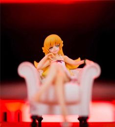 Anime figure 12cm Retail Anime Monogatari Bakemonogatari Oshino Shinobu Painted PVC Action Figure Collection Model Toy voor Gift Q8370621