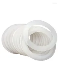 Storage Bottles Reusable Silicone Seals 10pcs Sealing Rings Gaskets For Leak-proof Regular Mouth Jar Caps Container Supplies Accessories