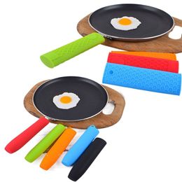 Kitchen Tool Anti-scalding Silicone Pot Pan Handle Sleeve Pot Handle Cover Cookware Parts Saucepan Holder Sleeve