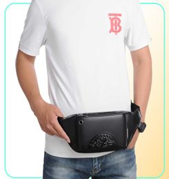 Men039s Waist Bag Trendy Fashion Largecapacity Men Chest Bags Brand Casual Street Messenger Bag Shoulder Riding Coin Purse3967250