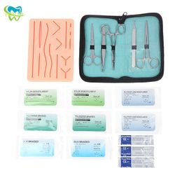 Surgical Suture Training Kit Skin Operate Suture Practise Model Training Pad Scissors Tool Set Teaching equipment