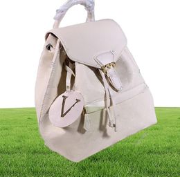 Fashion Style designer bags e women Genuine Leather Backpack Purses Handbags Backpacks School Bag Classic Student Travel Bags Embossed Flowers6213191