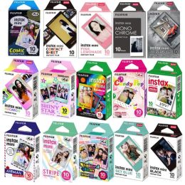 Camera 10 50 Sheets Fujifilm Instax Mini 12 11 8 9 Film Stained Stars Fuji Instant Photo Paper For 70 7s 50s 90 25 Share SP1 Camera