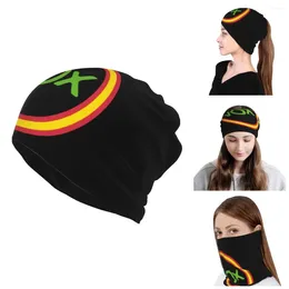 Berets Flag Of Spain Vox Skullies Beanies Caps Men Women Windproof Neck Gaiter Winter Spanish Political Party Bandana Scarf For Cycling