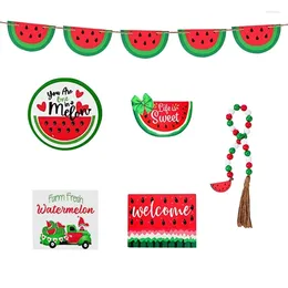 Party Decoration Watermelon Tiered Tray Decorations Item Sign Summer Block