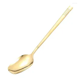 Spoons Metal Basting Spoon Silver For Cereals Gold Teaspoons Large Soup Home Kitchen Restaurant