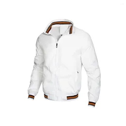 Men's Jackets High Quality Blazer Zipper Solid Color Spring And Autumn Outdoor Hiking Jacket