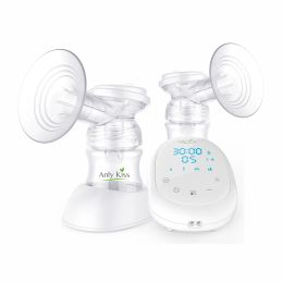 Breastpumps Anly Kiss Baby Breastfeeding Pump Large Suction Rechargeable Bilateral Electric Breast Pump Multifunction Milk Extractor