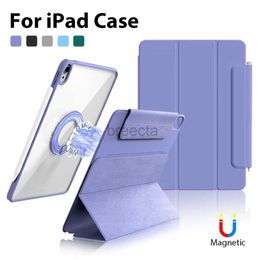 Tablet PC Cases Bags Case For Ipad Pro 12.9 6th 11 4th 12 9 9th 10th Generatio Funda For Ipad Air 5 4 10.9 Inch 2022 2020 Magnetic Cover Accessories 240411