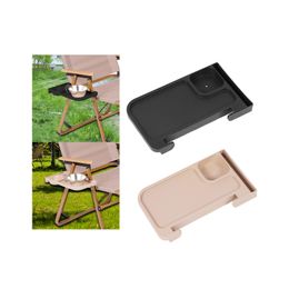 Recliner Cup Holder Folding Reclining Portable Universal Travel Friendly Drink Holder Tray for Patio Chair Lawn Outdoor Camping