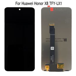 6.7" Original For Honor X8 LCD TFY-LX1 Display Touch Screen Panel Digitizer For Huawei Honor X8 LCD Display Repair Parts