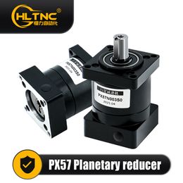 Planetary Reducer PX57 Ratio 4/ 6/ 10/ 16/ 24/ 36/ 64/ 96/ 100/ 216 Max 40N.m Suit For Nema23 57 Stepper Motor