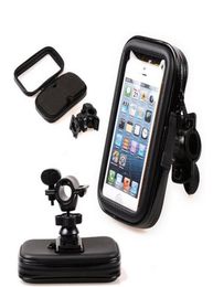 Bicycle Bike Motorcycle Phone Holder Waterproof Cover Bag With Stand For iPhone Huawei Samsung GPS Bike Mount Holder5015995