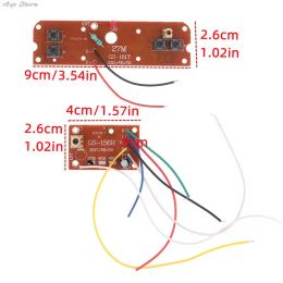 1 Set 4CH RC Car Remote Control 27MHz Circuit PCB Transmitter And Receiver Board With Antenna Radio System