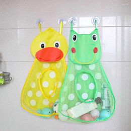 Storage Bags Large Capacity Bathroom Bag Cartoon Bathing Products Hanging Durable Cute Hollow Mesh Supplies