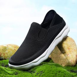 Casual Shoes Men Loafers Lightweight Walking Sneakers Breathable Slip On Summer Mesh Sport Zapatillas Hombre Deportiva