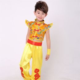 Children's festive performance clothes belly pocket lantern boys and girls make a good start with waist drum kindergarten