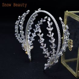 DZ030 Bridal Hair Accessories Wedding Head Jewellery Bride Headpiece Hair Jewellery for Women Tiara Baroque Headband Head Piece