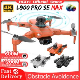 Drones Hgiyi L900 Pro Se Max Drone 4k Profesional 5g Wifi Gps Dual Hd Camera Drone with 360° Obstacle Avoidance Rc Quadcopter Vs Kf102