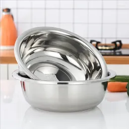 Bowls Grade 304 Stainless Steel Basin Household Soup Vegetable Washing Commercial Extra Large Thick Washbas