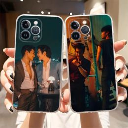 KinnPorsche The Series Tv Phone Case 2023 Hot Transparent For Iphone 14Pro 11 12 14 Pro Max Mini 6 6s 7 8 Plus X XR XS SE2020