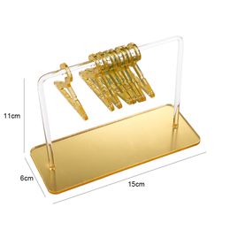 Creative Coat Hanger Shape Acrylic Earring Display Stand Transparent Earrings Holders Jewelry Tabletop Rack