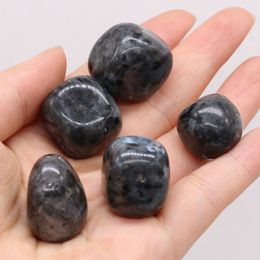 Natural Stone Beads Black Labradorite Healing Mineral Specimen Irregular Crystal Polished Gemstones Ornament Aquarium Home Decor