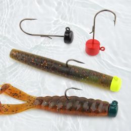 Spinpoler Ned Rig Head Jig Worms Hooks Finesse Jig Heads Shroom Jig Hooks For Soft Lures Freshwater Fishing Fishhook Pesca