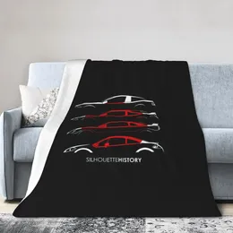 Blankets Triple Diamonds Coupe SilhouetteHistory Bed Blanket Flannel Air Conditioning