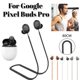 Silicone Anti Lost Rope Sweatproof Bluetooth Headphone Neck Strap For Google Pixel Buds Pro Headphones Case Holder Cord String