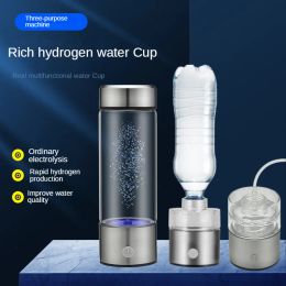 Hydrogen Water Bottle Alkaline Maker Rechargeable Portable Water Ionizer Bottle Super Antioxidan Hydrogen-Rich Water Cup