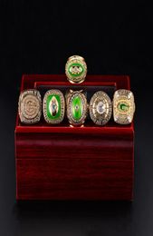 6pcsset Whole Rugby ship Ring 2019 Wisconsin Football Ring Rugby Rings High Quality Souvenir Jewellery Fan Gift US SIZE1578768