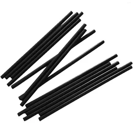 Disposable Cups Straws 500 Pieces Of Black Cocktail Straw Plastic Diy Party For Family Birthday Wedding Supplies