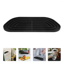 Table Mats Water Fountain Pad Fridge Drip Catcher For Pan Refrigerator Dispenser Tray Cushion Silicone Silica Gel