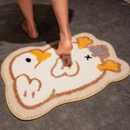 Bath Mats Easy To Clean Non-side Soft Mat Super Absorbent And Comfortable Wide Application Cute