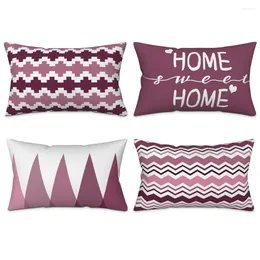 Pillow 1PC 30x50cm Nordic Pillowcase Living Room Sofa Decorative Covers Sweet Home Geometric Rectangular Throw Case