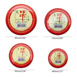 G5AA Round Red Stamp Pad Chinese Yinni Pad Quick-Dry Red Ink-Paste Red Stamp Ink Pad
