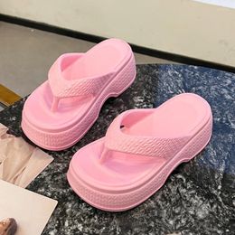 Slippers 2024 EVA Flip Flops Fashion Summer Sandal Beach Thick Sole Anti Slip Home Outdoor Soft Women's