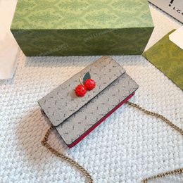 Mini Cherry Woc Chain Bag Single Shoulder Crossbody Bag Designer Luxury Shoulder Bag Fashion Crossbody Bag Phone Bag Wallet LR