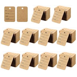 1000 Pcs Price Tags Jewellery Clothing Display Tags for Clothes Retail Store