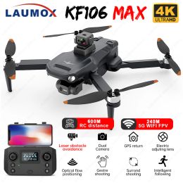 Drones Kf106 / Kf106 Max Gps Drone 4k Profesional 3axis Gimbal with Hd Camera 2.4g Wifi Brushless Motor Rc Quadcopter Vs Kf102 Drone