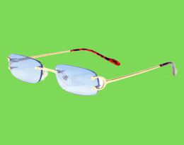 Fashion Polarized Designer Sunglasses for Men Women Square Frameless Retro Sun Glasses Woman Man Transparent Versatile Sport4869524