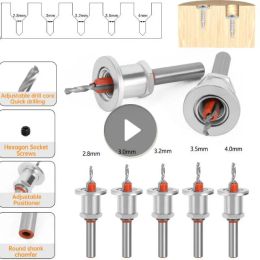 Hss Countersink Drill Bits 8MM Shank Woodworking Router Drill Bit Screw Extractor Set Drilling Holes Milling Cutter Screw Tool