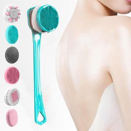 Electric Body Bath Scrubber 6 In 1 Rechargeable 6 S Heads Shower Body Exfoliating Cleaning Washing Showering Brush Back Scrubber