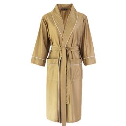 Summer Mid-length Morning Robe Bathrobes Women Bedroom Nightgown Men's Spring and Autumn Cool Feeling Thin Couple Bathrobe