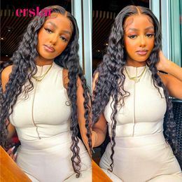 Perstar Loose Deep Wave Bundles Human Hair Peruvian Hair Weave 1/3/4 PCS Human Hair Bundles Hair Extensions 8-30 Inch Remy Hair