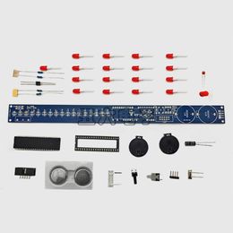 DIY Kit Electronic LED 16-bit LED Rocker DIY Welding Kit C51 Single-chip Microcomputer Assembly Training Parts