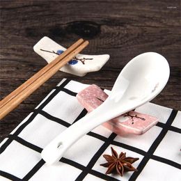 Chopsticks Durable Ceramic Material Ceramics Plum Decoration Japanese Smooth Chopstick Rest Unique Design Kitchen Supplies